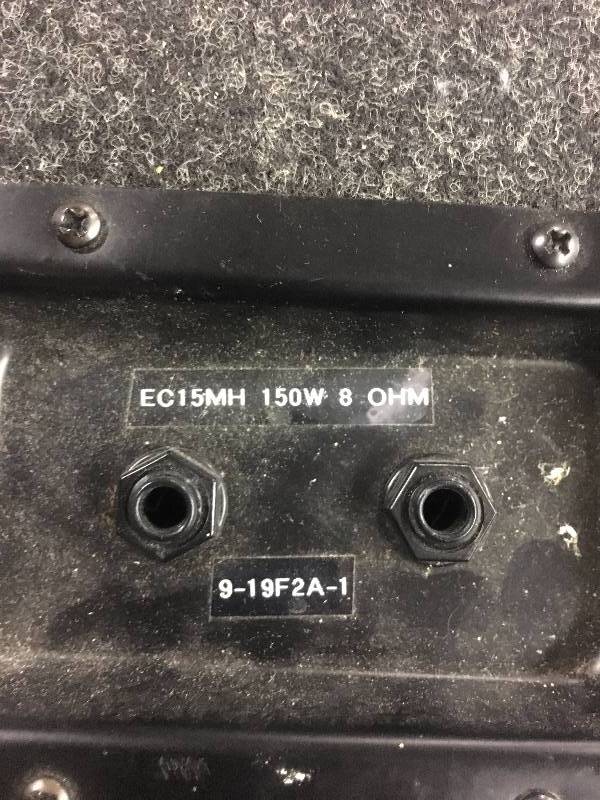 lot 9002 image: USED Pair of U.S. MegaWatt Floor Monitors