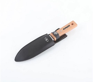 lot 2406 image: Sun Joe 7.25 Hori Hori Knife with Sheath - Red