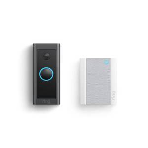 lot 2409 image: Ring Video Doorbell Wired  Chime (Retails $100)