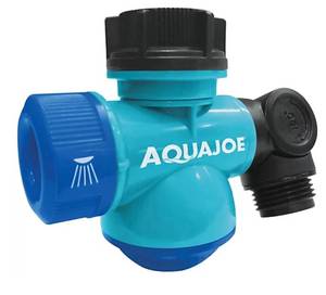 lot 2411 image: Aqua Joe Multi Function Outdoor Faucet & Hose Connector