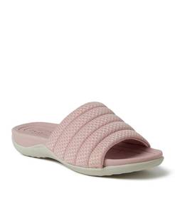 lot 2445 image: Original Comfort by Dearfoams Womens Emma Low Foam Slide Sandals Womens Shoes Size 7