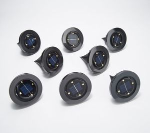 lot 2498 image: Bell & Howell S8 Swivel 4-LED 4000 Kelvin Disk Lights, BRONZE, new