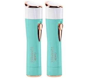 lot 2506 image: SET of TWO Conture Single Speed Hair Remover Tools, both Aqua in Color, NEW