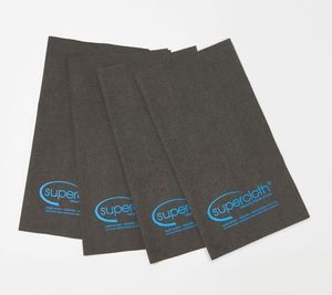 lot 2510 image: Supercloth Set of 4 Premium Multi-Surface Cleaning Cloths, NEW