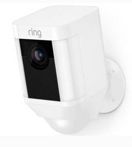 lot 2516 image: Ring Spotlight Camera Wire-Free Version, Appears NEW, Retails--$199, see photos