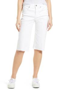 lot 2523 image: NYDJ Kristie Bermuda Shorts in Optic White at Nordstrom, Size 12