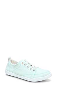 lot 2530 image: Vionic Beach Collection Pismo Lace-Up Sneaker in Sea Foam Canvas at Nordstrom, Size 7