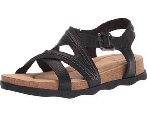 lot 2537 image: Clarks Womens Brynn Ave Flat Sandal size 7.5 medium Retails $89
