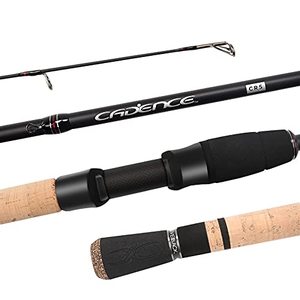 lot 2540 image: Cadence Fishing CR5 Spinning Rods  30 Ton Carbon  Fuji Reel Seat  Stainless Steel Guides with SiC Inserts  CR5-701S-MLF