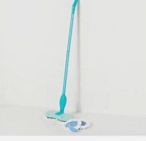 lot 2563 image: Hover Scrubber Max Cordless Electric Mop with Motorized Dual Spin Mopheads, 4 Super Absorbent Microfiber Pads & 2 Power Wedges, Lightweight Rechargeable Mops for Floor Cleaning Teal