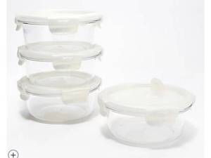 lot 2565 image: LocknLock Set of 4 Tritan Bowls with Vented Lids