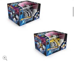 lot 2570 image: HoverQuad Extreme S2 Remote Control Stunt Cars w Lights