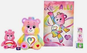 lot 2573 image: Care Bears Togetherness Bear 16 Plush & Collectors Set