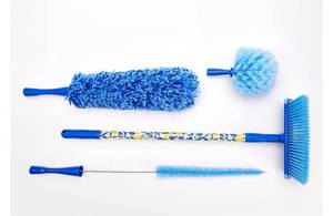 lot 2580 image: Campanelli IndoorOutdoor 5pc Mighty Tidy Whole Home Cleaning Set