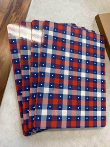 lot 2601 image: Mikasa Living Set of 4 Hard Placemats Americana