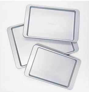 lot 2604 image: KitchenAid 3-Piece Nonstick Sheet Pan Set