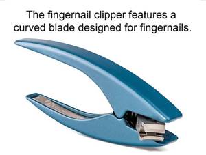 lot 2605 image: CLIPPERPRO 2.0 Finger or Toe Nail Clipper w Swivel Head and Red, Toenail