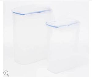lot 2615 image: LocknLock 2-Piece 12-Gallon & 1-Gallon Pitcher Set