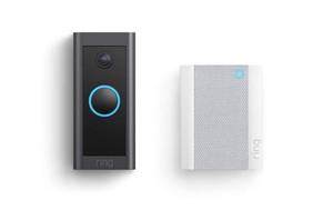 lot 2630 image: Ring Video Doorbell Wired with Ring Chime Retails $99
