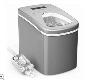 lot 2638 image: hOmeLabs 26-lbs Automatic Countertop Portable Ice Maker Retails $116