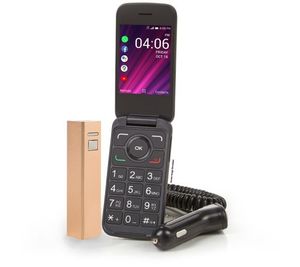 lot 2645 image: Tracfone Alcatel MY FLIP 2, BLACK in Color