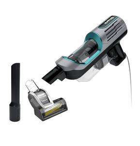 lot 2653 image: Shark HH202 Ultralight Corded Handheld Vacuum with Self-Cleaning Power Brush & Crevice Tool, Forest Green in Color, NEW