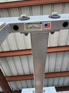lot 4428 image: Barbell Rack W Iron Grip Straight Barbells