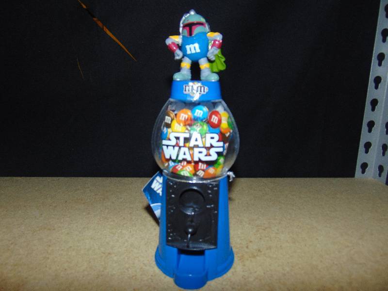 lot 4062 image: M&Ms Boba Fett Candy Dispenser, 9 tall