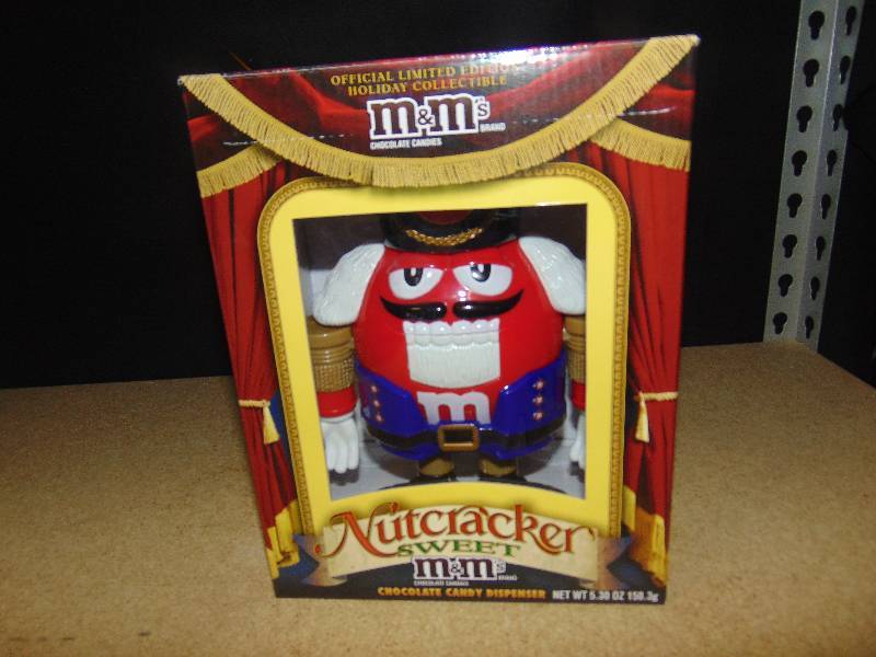 lot 4075 image: The Nutcracker Suite M&Ms Dispenser, Red, in original box