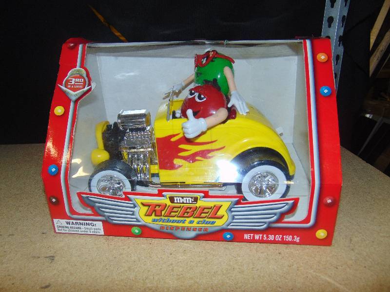 lot 4091 image: Rebel Without a Clue Hot Rod Candy Dispenser in original box