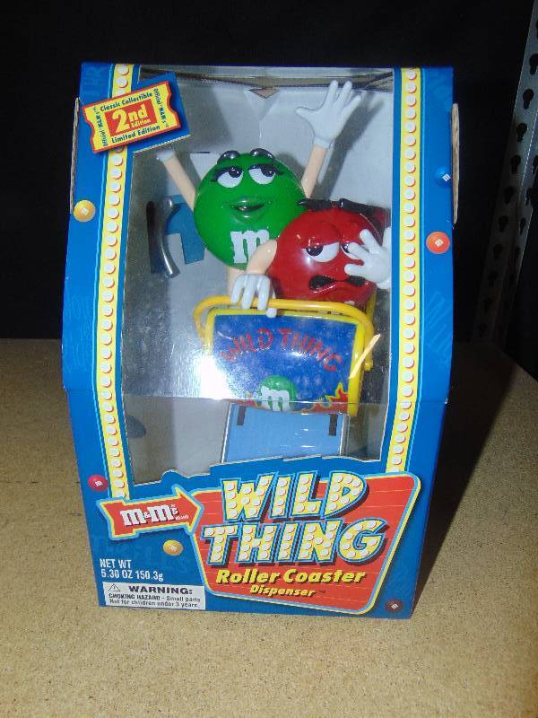 lot 4093 image: Second Edition  Wild Thing  M&Ms Candy Dispenser, 2002, in original box