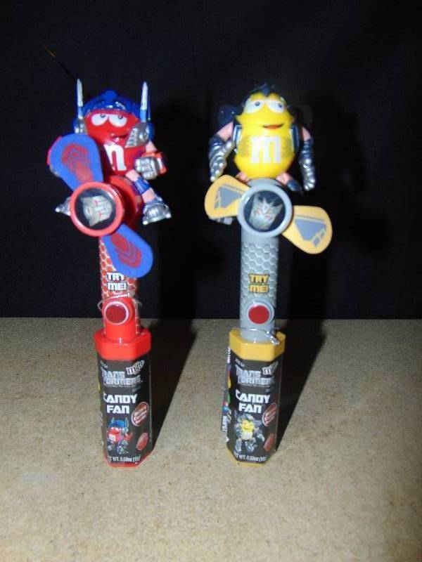 lot 4109 image: (2) ct. lot Transformers Candy Fans