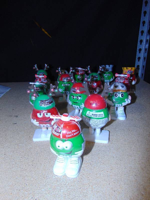 lot 4148 image: (15) ct. lot M&Ms Candy Containers, Assortment of Holidays and themes--all sealed