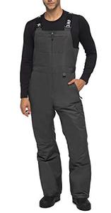 lot 43000009 image: Arctix Mens Avalanche Athletic Fit Insulated Bib Overalls, Charcoal, X-Large30 Inseam