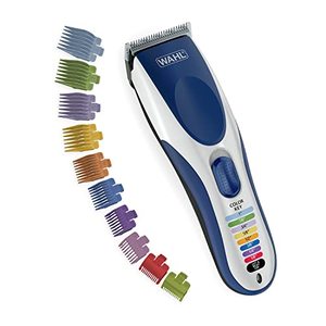 lot 43000016 image: Wahl Color Pro Cordless Rechargeable Hair Clipper & Trimmer �� Easy Color-Coded Guide Combs - for Men, Women, & Children �� Model 9649P