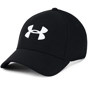 lot 43000025 image: Under Armour mens Blitzing 3.0 Cap Hat, Black (001 White, Medium-Large