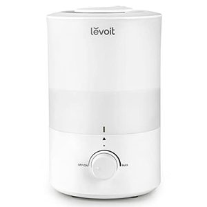 lot 43000048 image: LEVOIT Humidifiers for Bedroom Large Room, 3L Cool Mist Top Fill Oil Diffuser for Baby Nursery and Plants, 360° Nozzle, Quiet Rapid Ultrasonic Humidification for Home Whole House, White