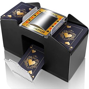 lot 43000072 image: ARTISHION 1-4 Decks Automatic Card Shuffler, 180-DAY Warranty, Poker Shuffler Machine, Casino Card Shuffler, Playing Card Electric Shuffler for UNO, Texas Holdem, Phase 10, Blackjack Home Card Games