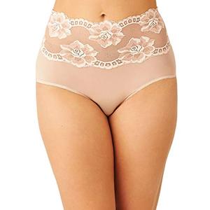 lot 43000111 image: Wacoal Womens Light and Lacy Brief Panty, Rose dust, Large