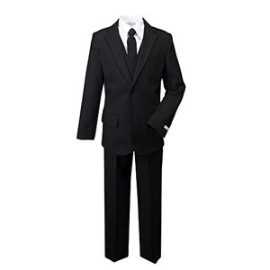 lot 43000125 image: Spring Notion Big Boys Modern Fit Black Suit Set 12