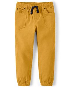 lot 43000132 image: Gymboree Boys and Toddler Corduroy Pull On Pants, Prairie Gold, 12-18 Months