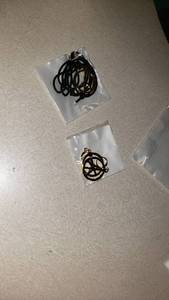 lot 43000135 image: Peace necklace and earing set