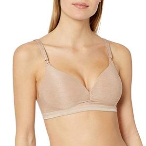 lot 43000153 image: Warners Womens Play Stay Cool and Dry Wireless Lift Comfort Bra RN3281A, Toasted Almond, 40B