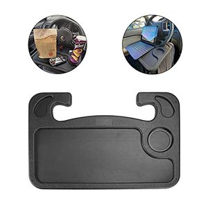 lot 43000157 image: JUSTTOP Car Steering Wheel Desk, Travel Car Accessories, Car Stand Trays for Eating, Multipurpose Car Steering Wheel Desk Tray Table(Black)