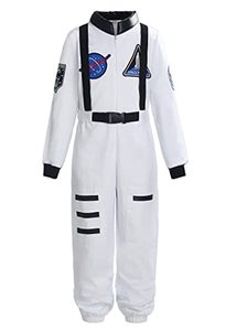 lot 43000162 image: ReliBeauty Boys Girls Kids Children Astronaut Role Play Costume, White, 7130