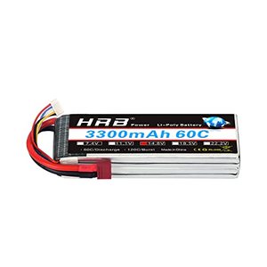 lot 43000170 image: HRB 14.8V 3300mAh 60C T Lipo Battery Compatible with RC Car RC Plane RC Truck RC Boat