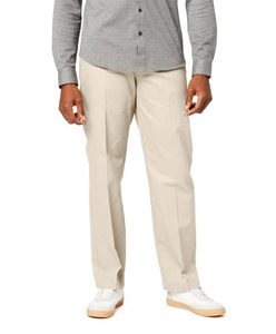 lot 43000172 image: Dockers Mens Classic Fit Signature Khaki Lux Cotton Stretch Pants, cloud, 34W x 30L