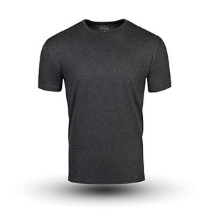 lot 43000176 image: Fresh Clean Tees Charcoal T-Shirt for Men - Soft and Fit Mens T-Shirt - Cotton Poly Blend - Pre Shrunk Premium Tee - L (1)