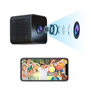 lot 43000211 image: 2023 Upgraded 1080P WiFi Camera Motion Sound Detector for Home Office,Indoor Camera with Night Vision - Car Cameras for Surveillance-X1SU