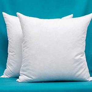 lot 43000215 image: Warmwithann Set of 2, Cotton Fabric Square Pillow Inserts, Down and Feather Decorative Throw Pillows Inserts. 18x18 Inches Pillow Insert
